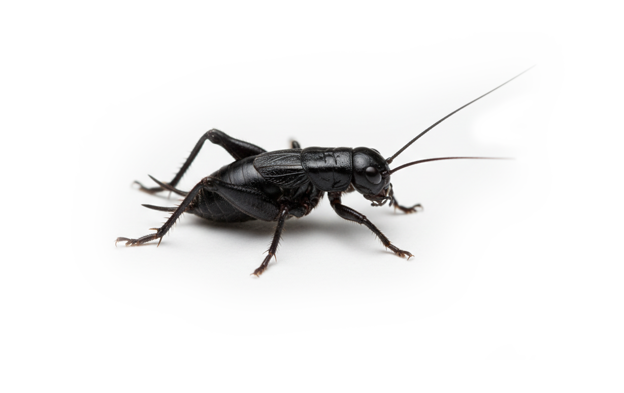 Livefood UK Live Black Field Crickets Standard Size