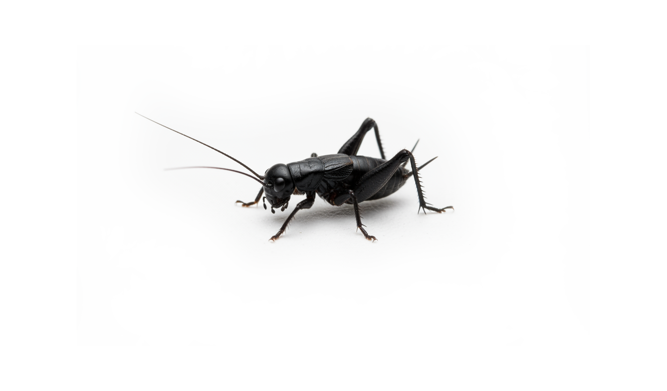 Livefood UK Live Black Field Crickets 4th Instar Medium Size